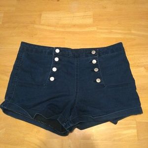 Sailer bitton high waisted shorts